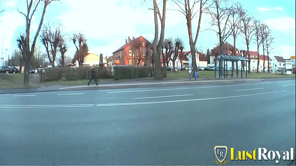 A Natural Blonde with a Shaved Pussy Masturbates