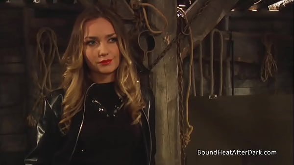 Big Boobs Pale White Lesbian Slave Touched And Kissed By Mistress