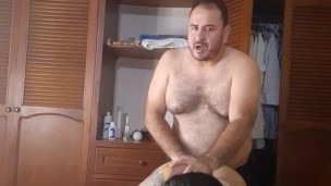 I fuck my neighbor’s pussy on all fours at her husband’s house