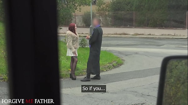 Latvian redhead Eva Ray locked in chastity for cheating hard rough sex after public pick up