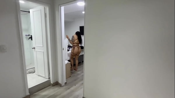 My roommate comes into the shower while I’m bathing, she fucks me really hard – Baby Hann