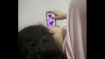 Hermosa latina de 18 años caliente joven siendo follada por su padrastro solos en casa