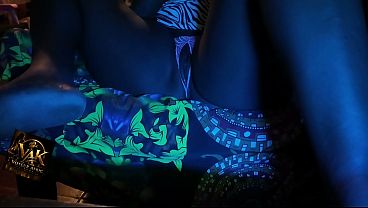 Flashing my new panties and ma trimmed pussy in a dark studio room