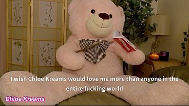 OBSESSION Parody – Bear Makes Me HUMP Him til I SQUIRT! Chloe Kreams